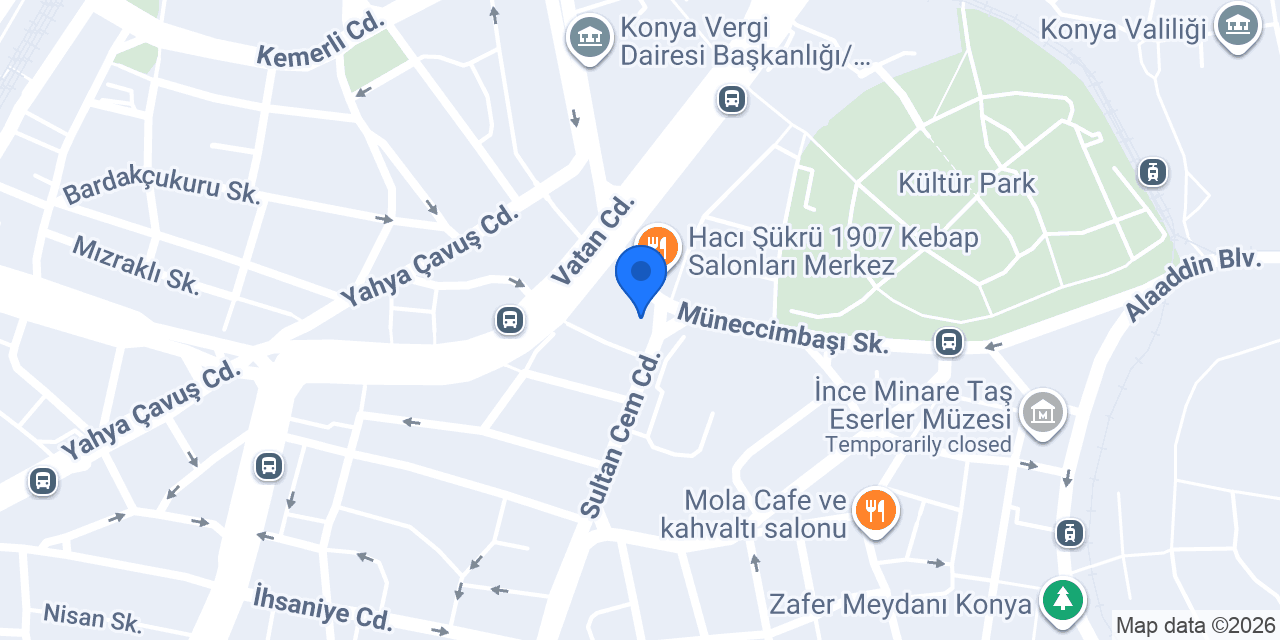 KONYA DOLUNAY ÖZEL GÜVENLİK konumu