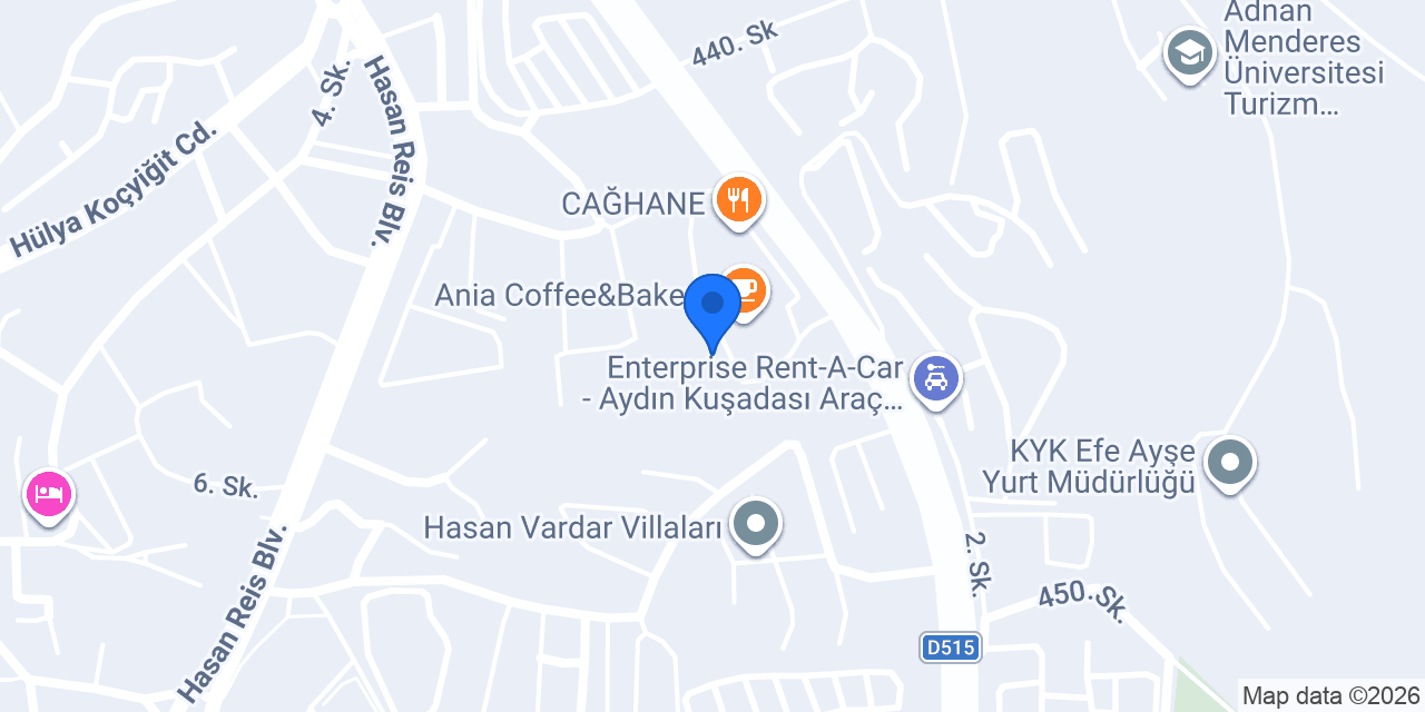 Tam İçmelik konumu