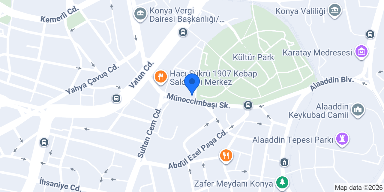 Köfte 7'm konumu