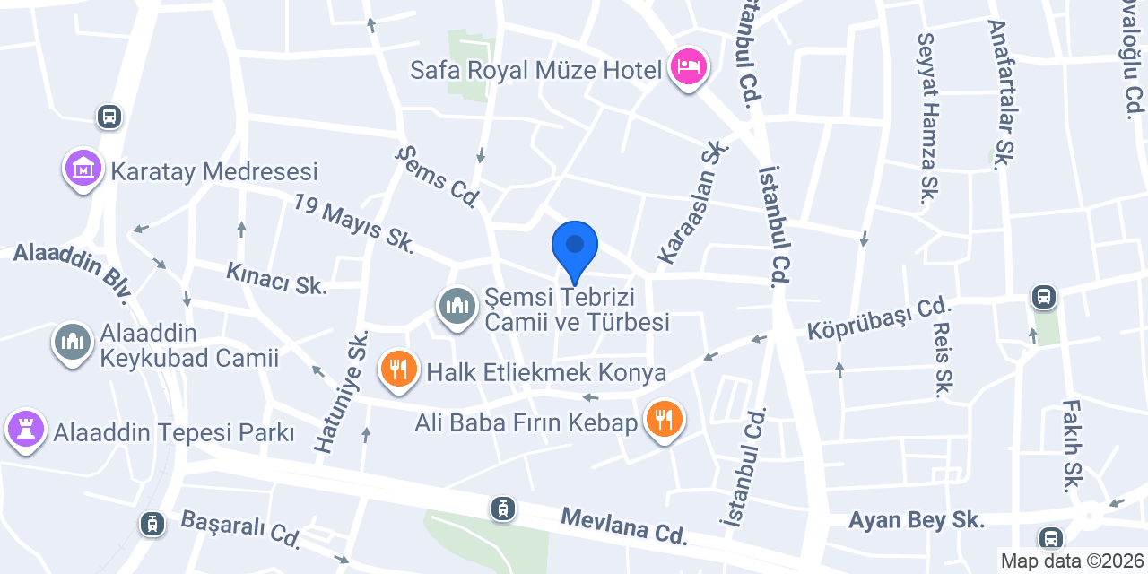 PAŞALAR OTOPARK konumu