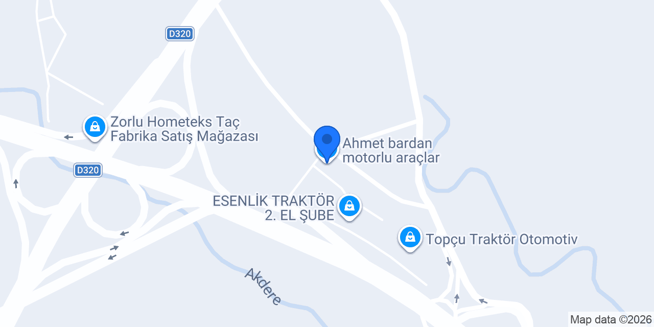 Ahmet bardan motorlu araçlar konumu