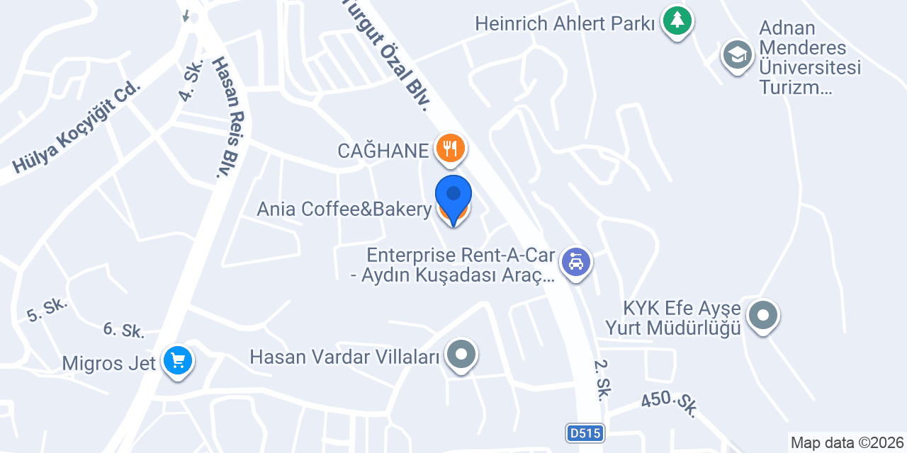Ania Coffee&Bakery konumu