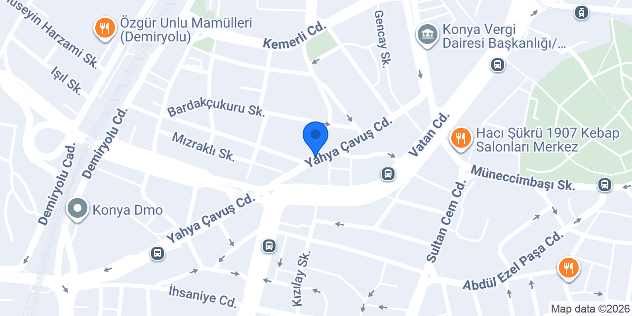 Konya konumu