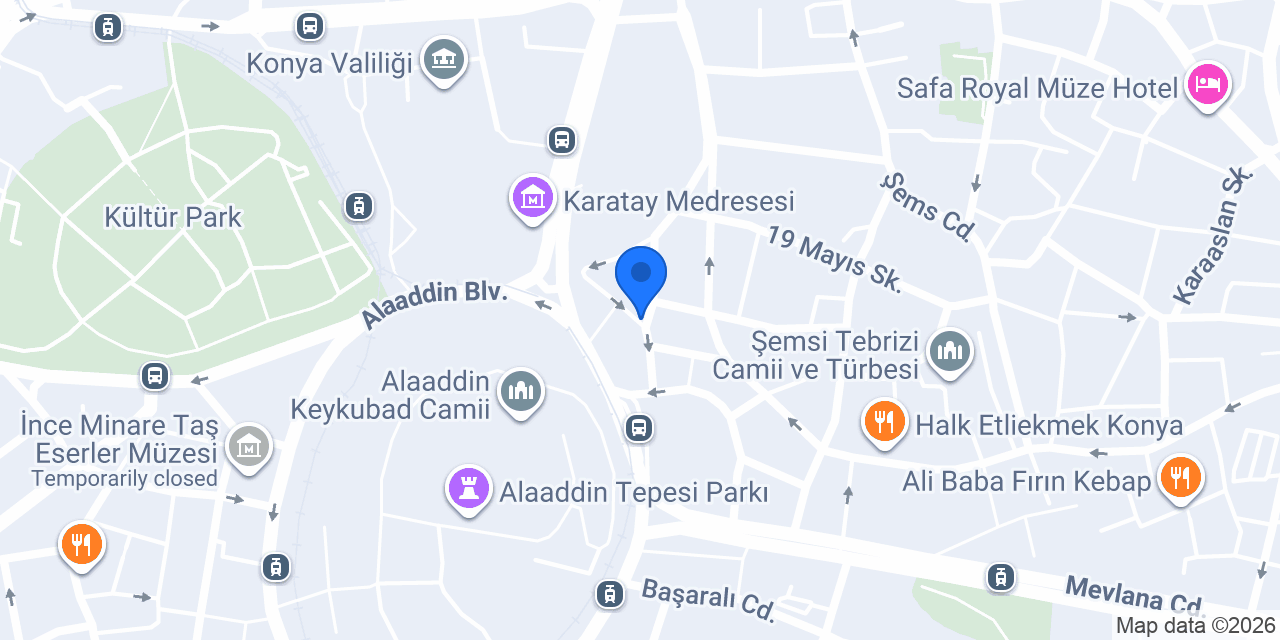 Konyapastanesi konumu