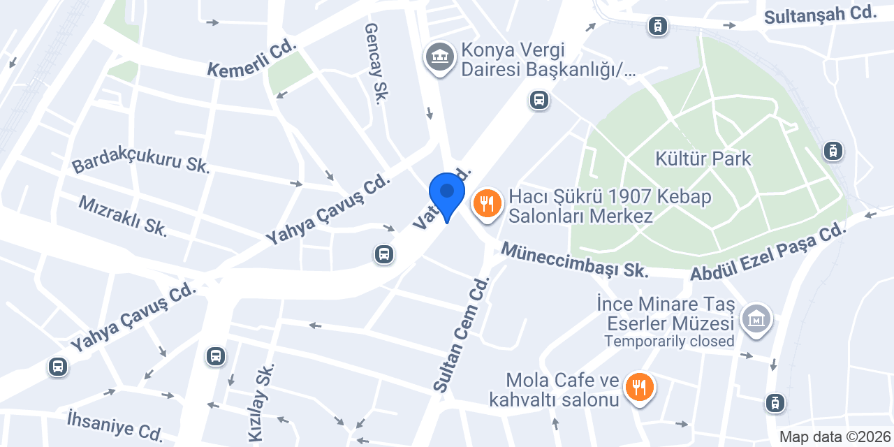 Kon Tes Konya Tesisat konumu