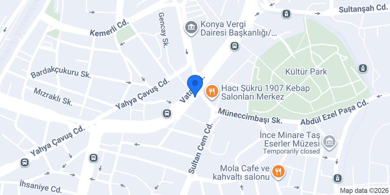 SİLLE TURİZM konumu