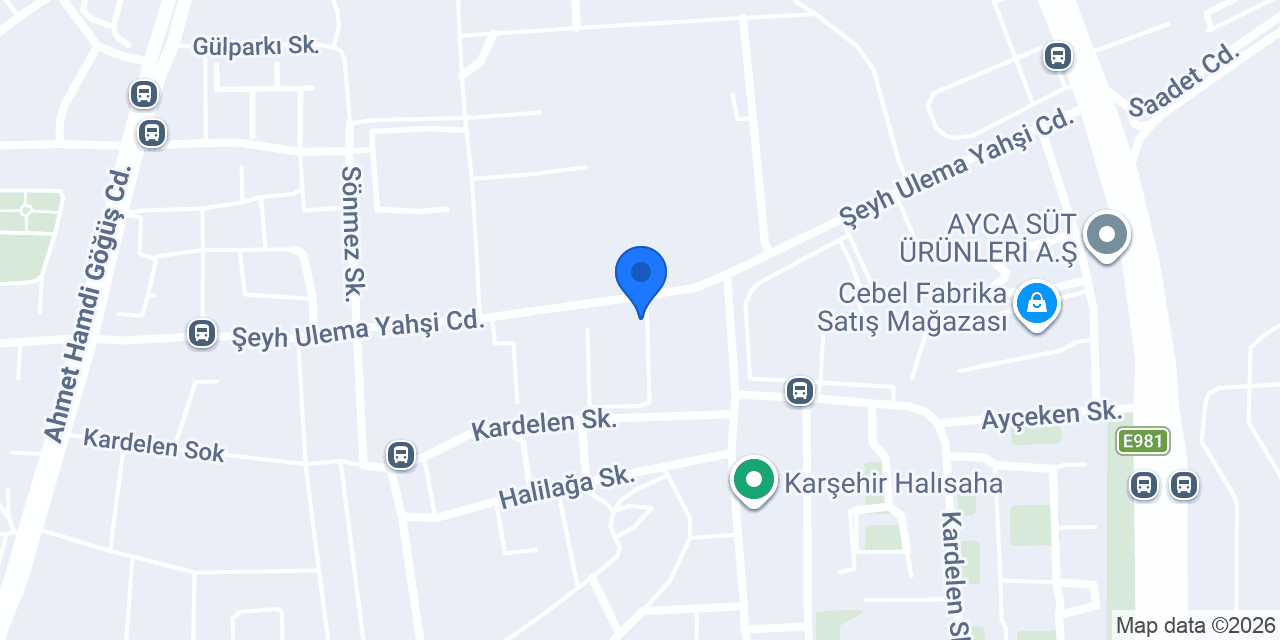 Sürat Kargo Şekerciler Şube konumu
