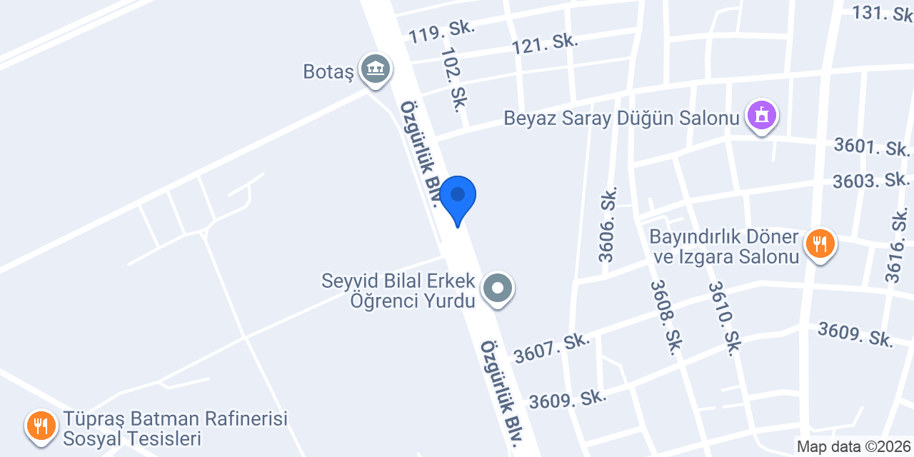 Hamidi Endüstriyel konumu