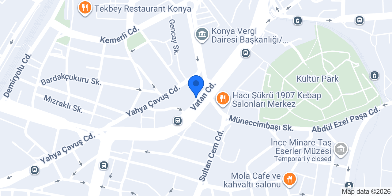 Selçuklu Sürücü Kursu konumu