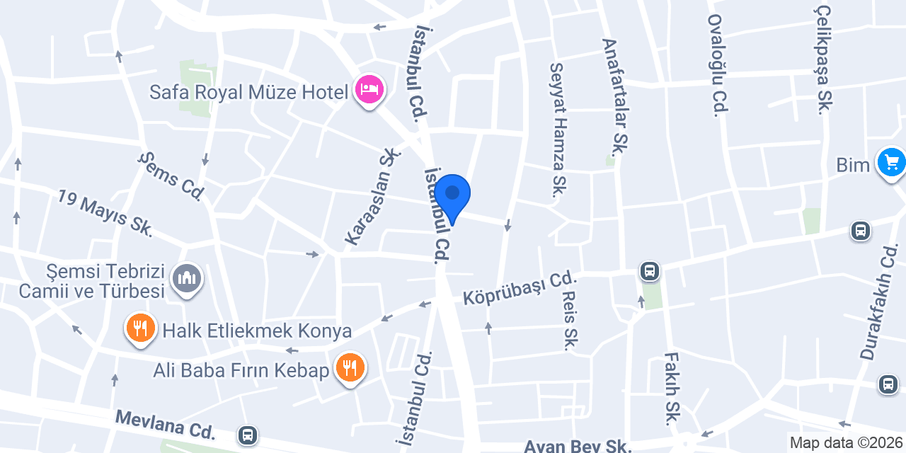 Konya Gezi Turizm konumu