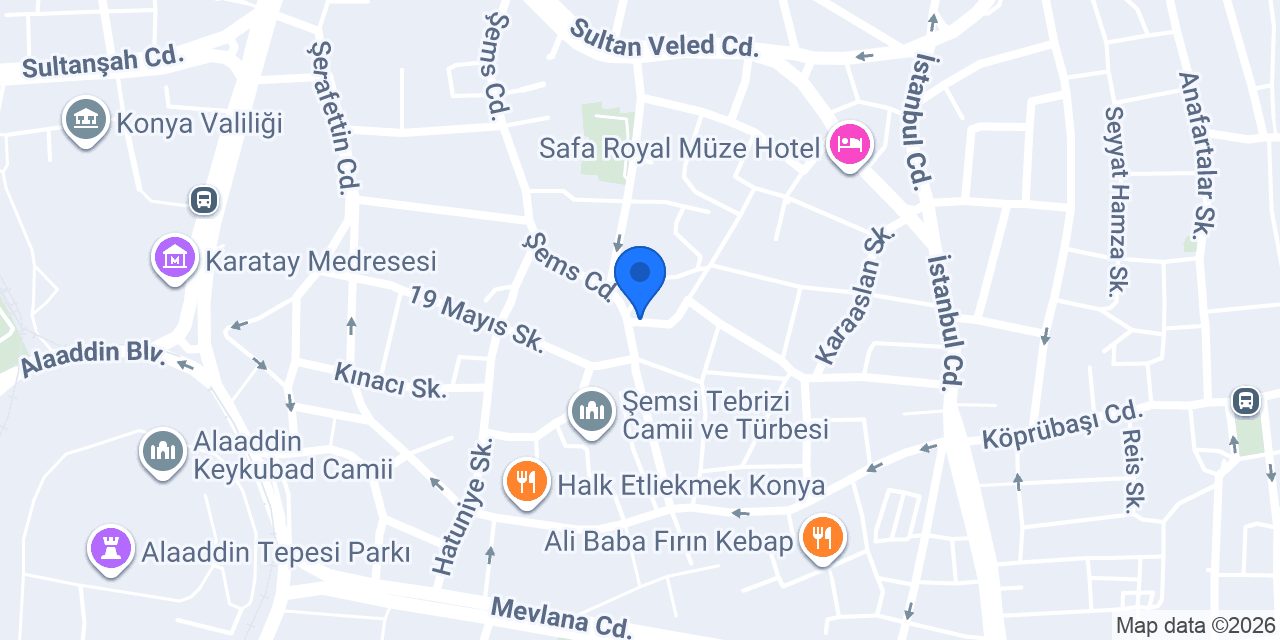 Larende Eczanesi konumu
