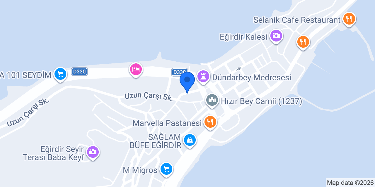 Eğirdir 2. Noterliği konumu