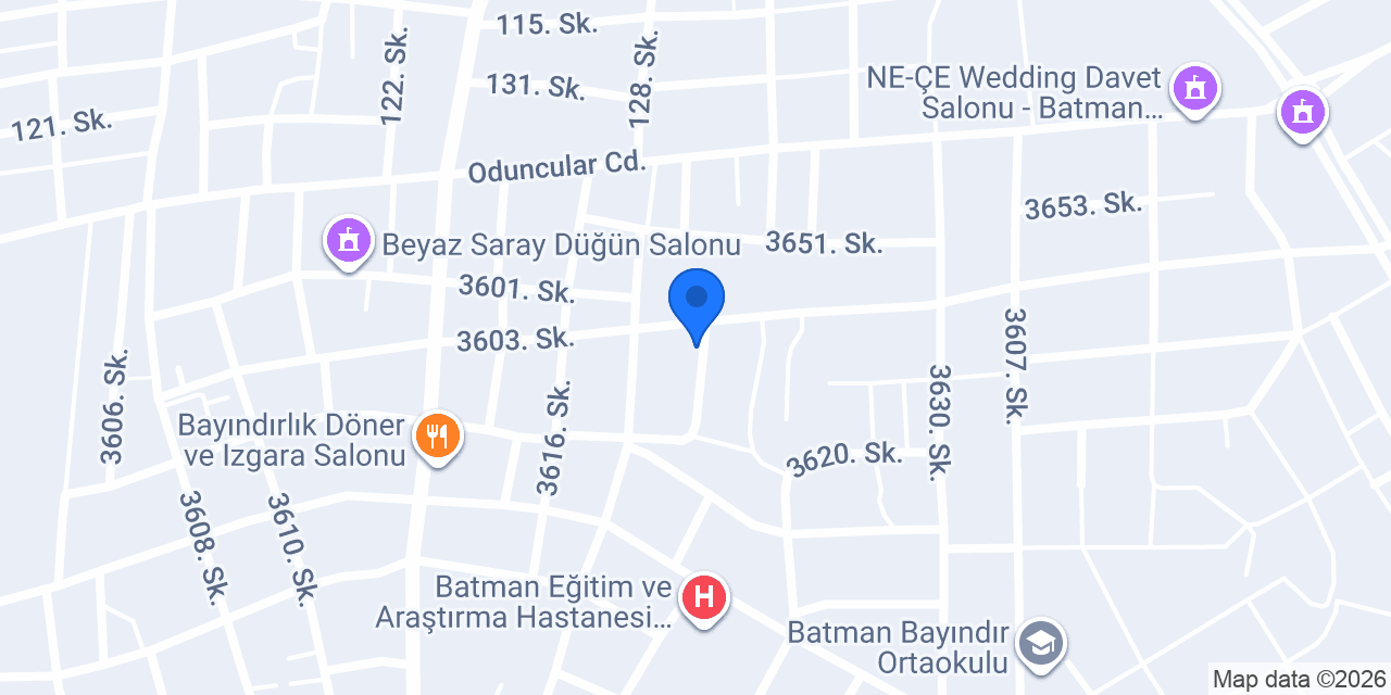 Batman merkez konumu