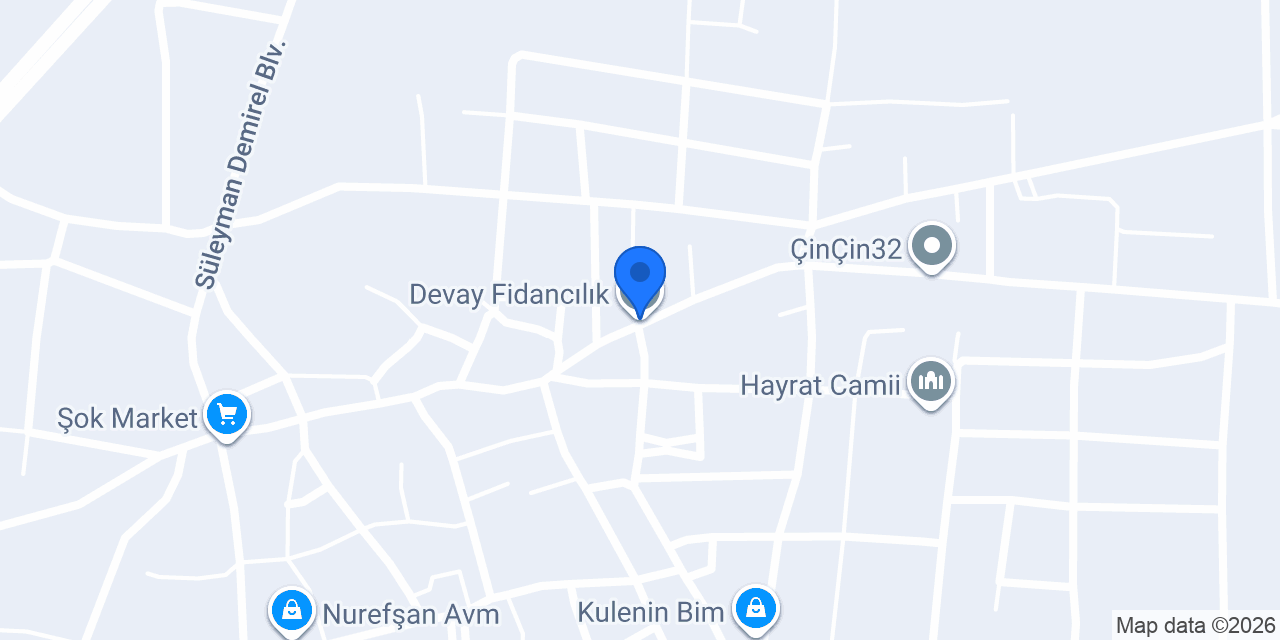 Devay Fidancılık konumu