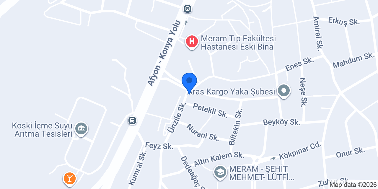 Dağ evi Cafe Konya konumu