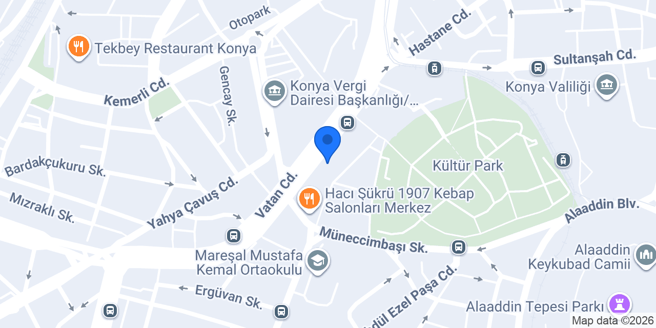 AV. İSMAİL BİÇER & AV. A. CELALETTİN YALÇIN konumu