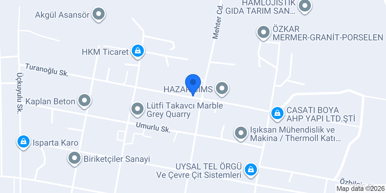 FTB Konya Duşakabin konumu