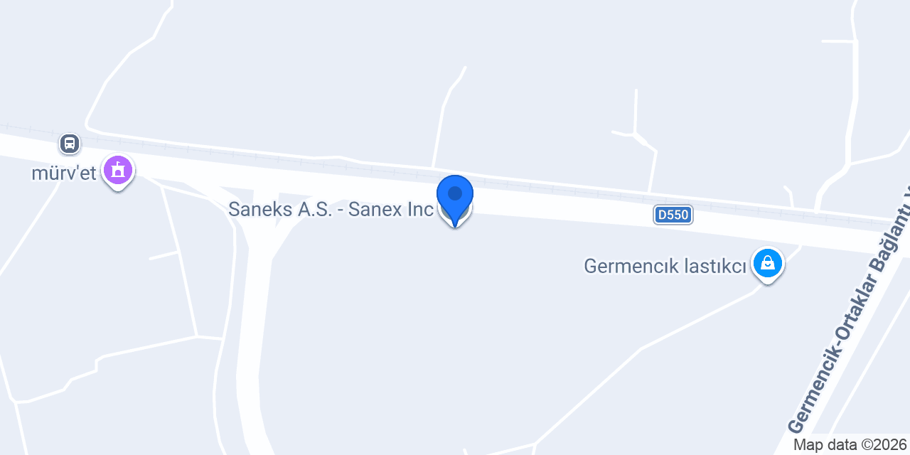 Saneks A.S. - Sanex Inc. konumu