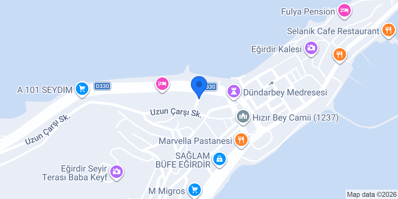 EĞİRDİR ESMA SULTAN TÜRK HAMAMI konumu