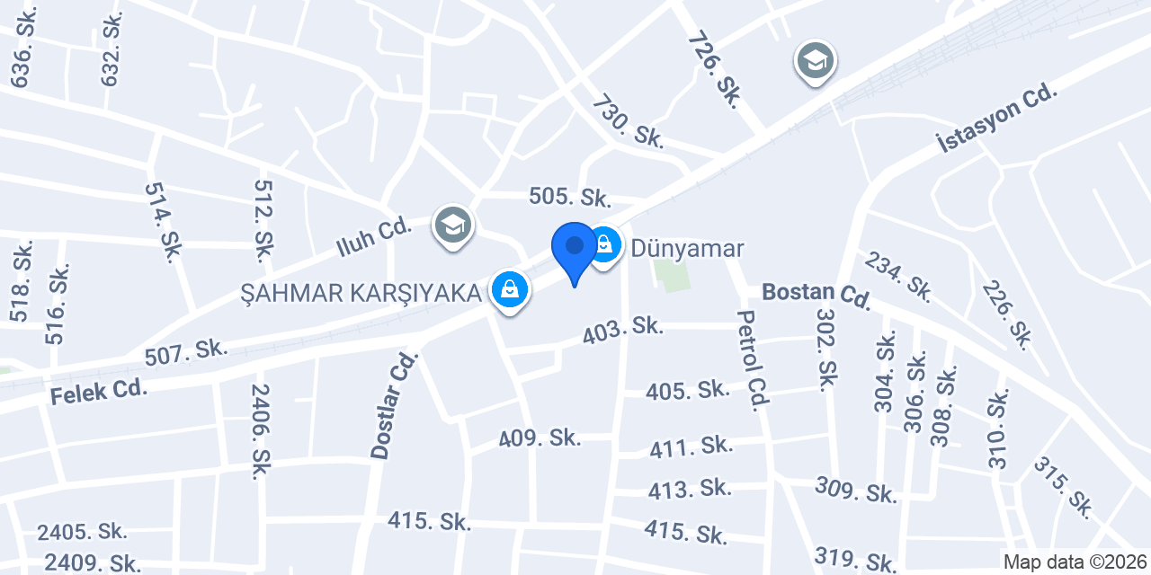 Balpınar Damak Lahmacun Salonu konumu