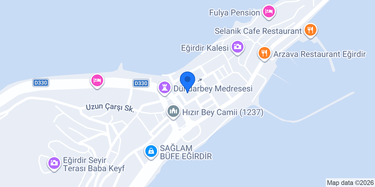 Eğirdir Veteriner Kliniği konumu