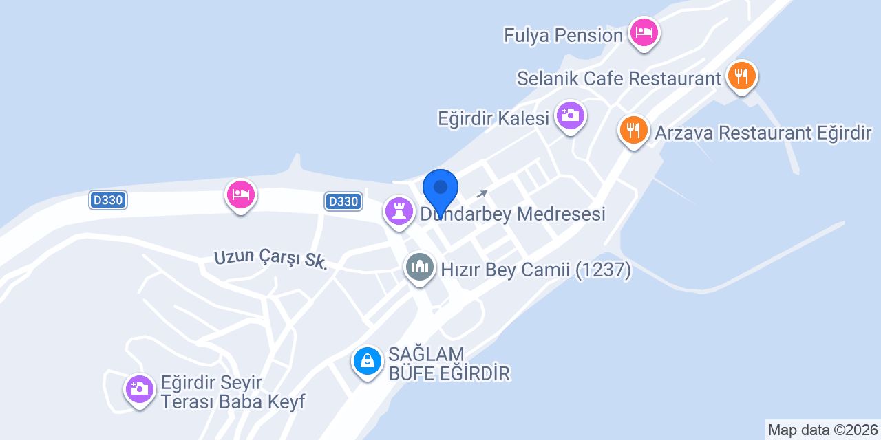 Eğirdir konumu