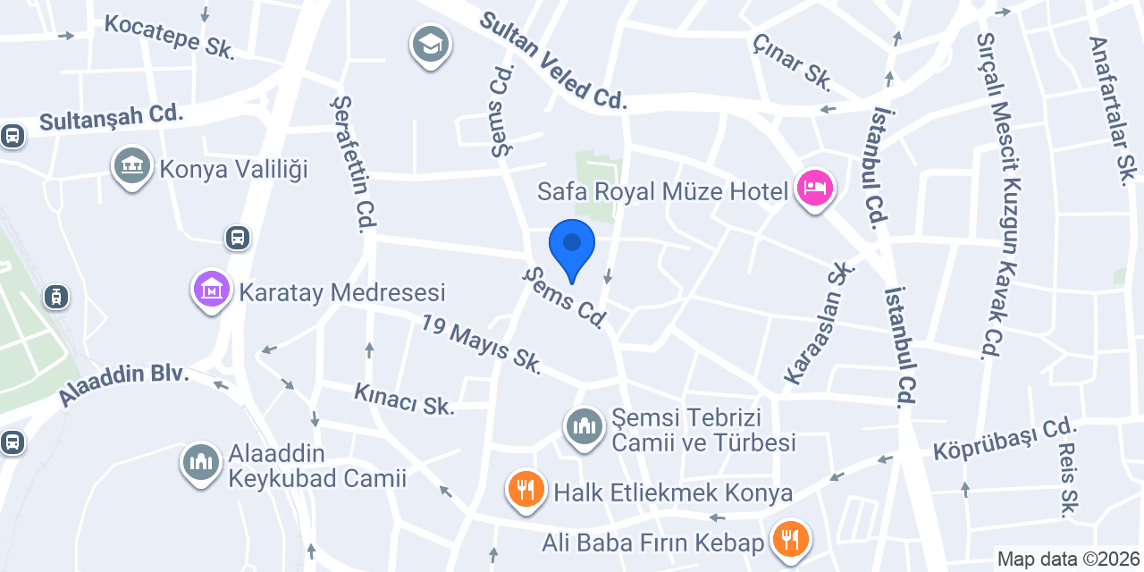 Konya Çilingir Hizmeti konumu