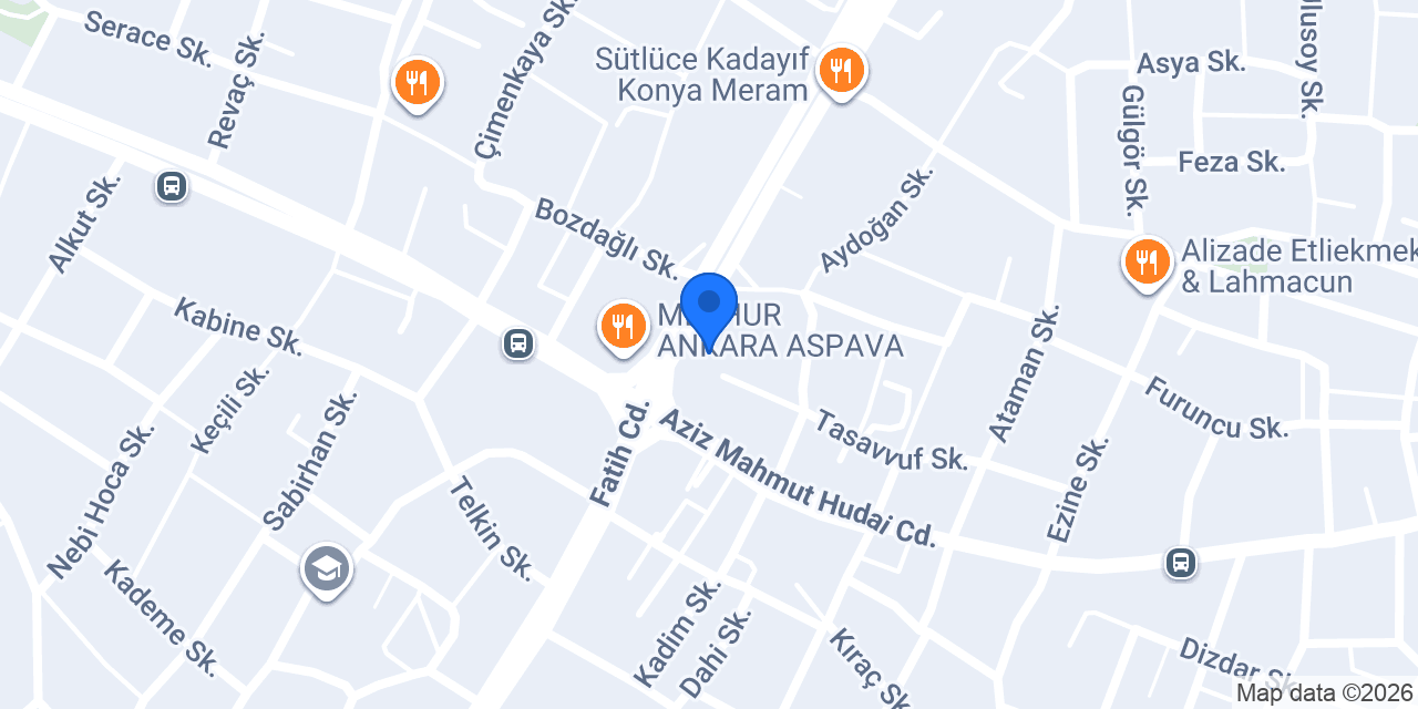 Bayram Pastanesi konumu
