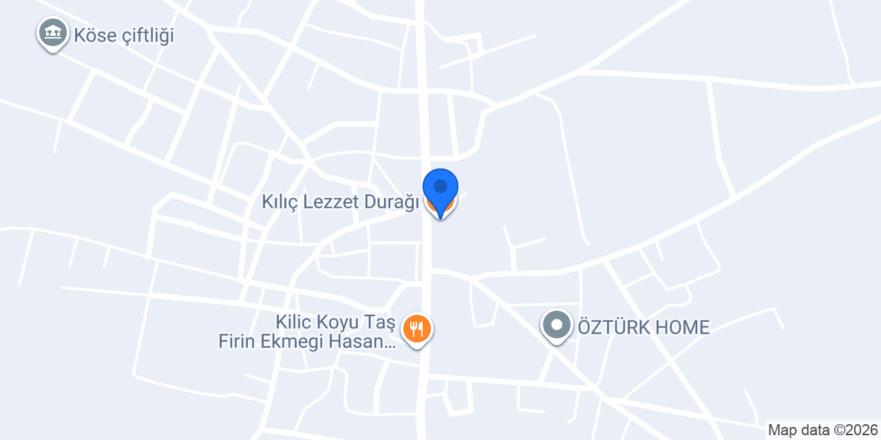 Kılıç Lezzet Durağı konumu