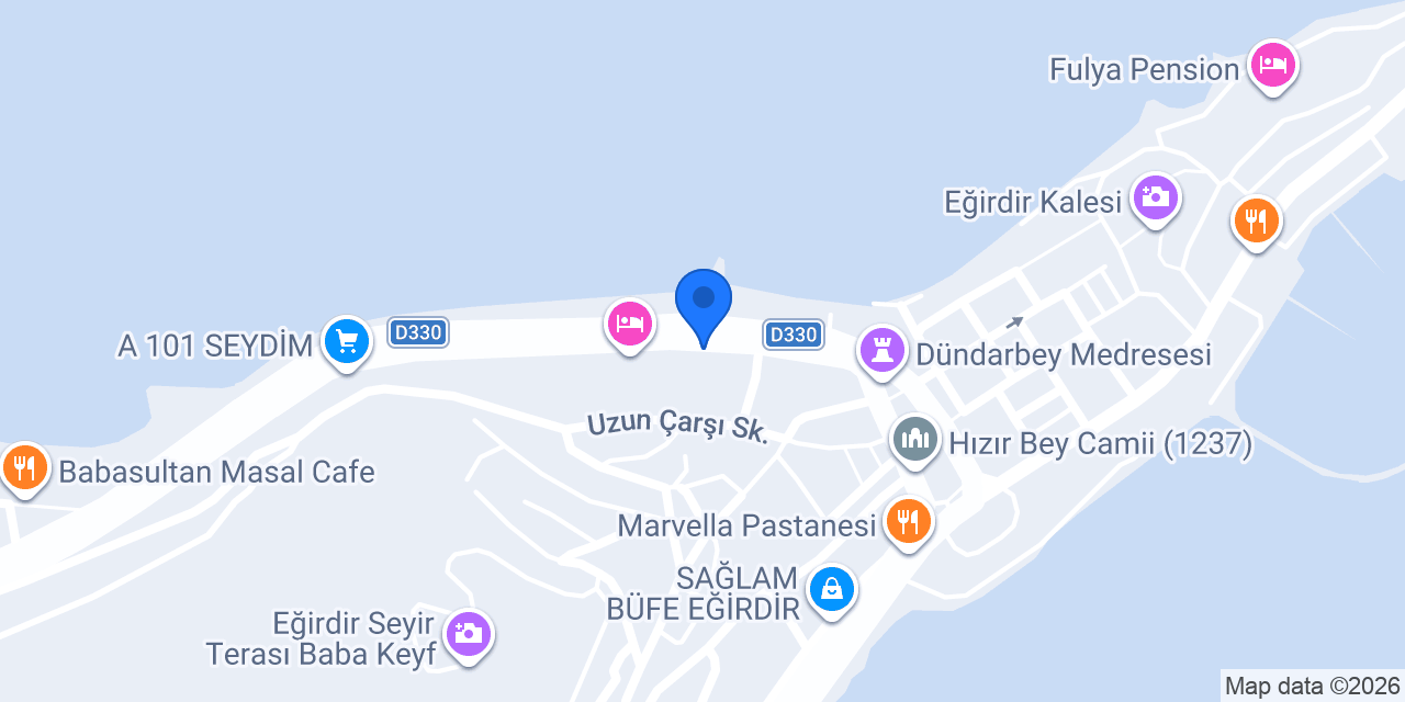 Eğirdir 1. Noterliği konumu