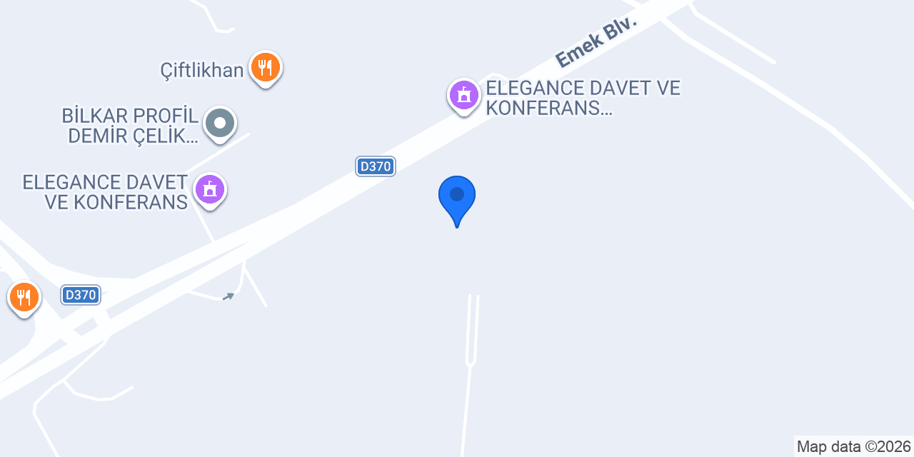 BİLKAR Lazer Kesim konumu