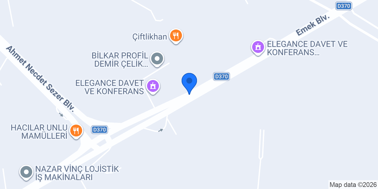 BİLEN TARIM konumu