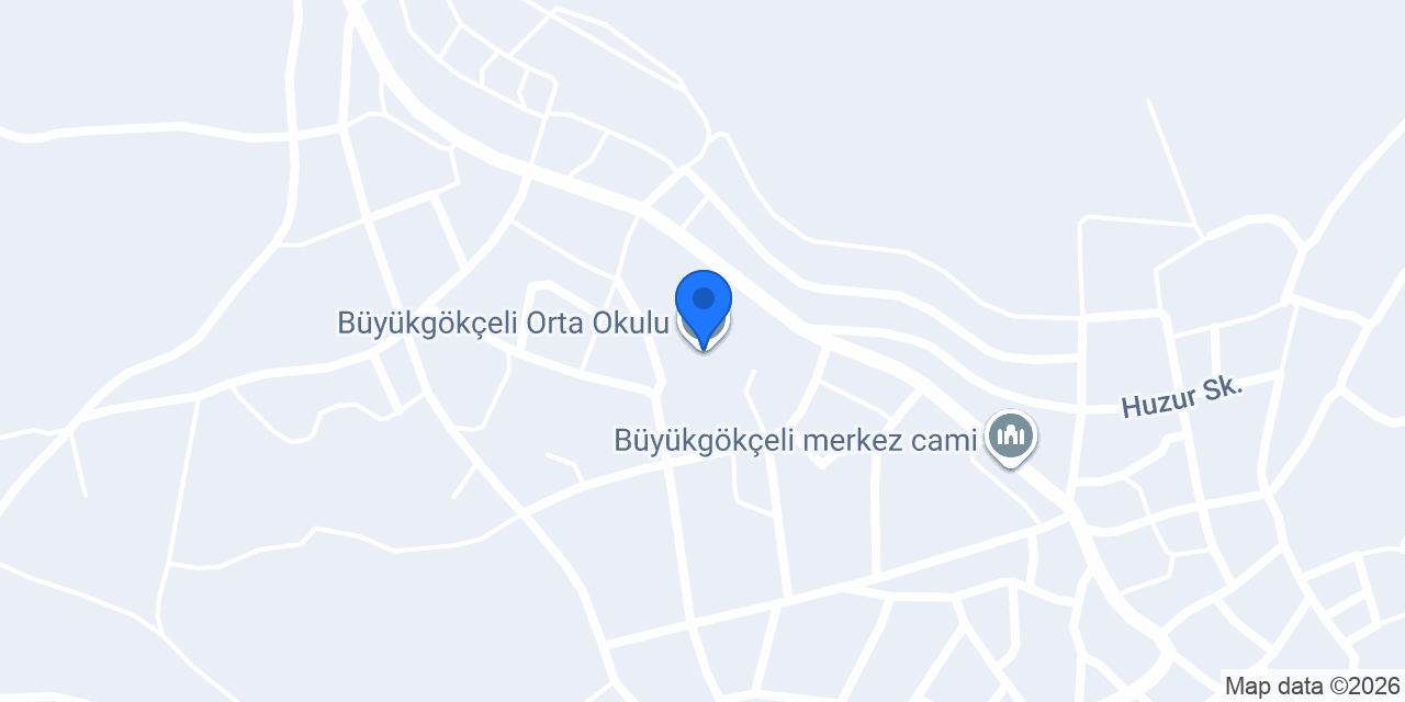 Büyükgökçeli Orta Okulu konumu