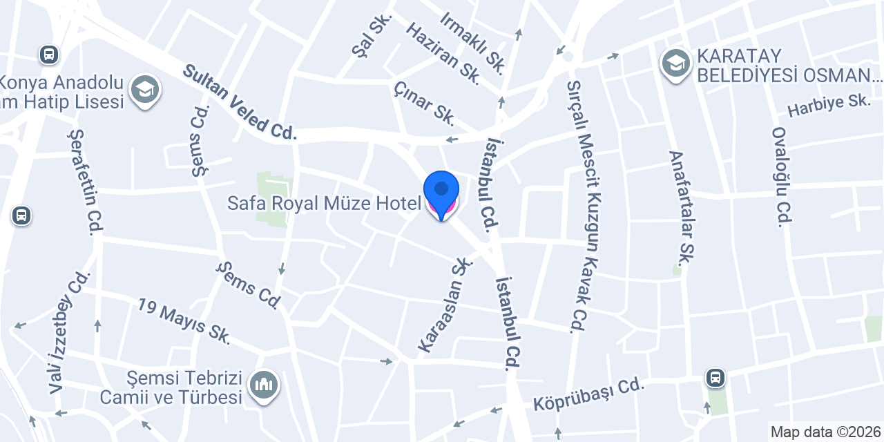 Safa Royal Müze Hotel konumu