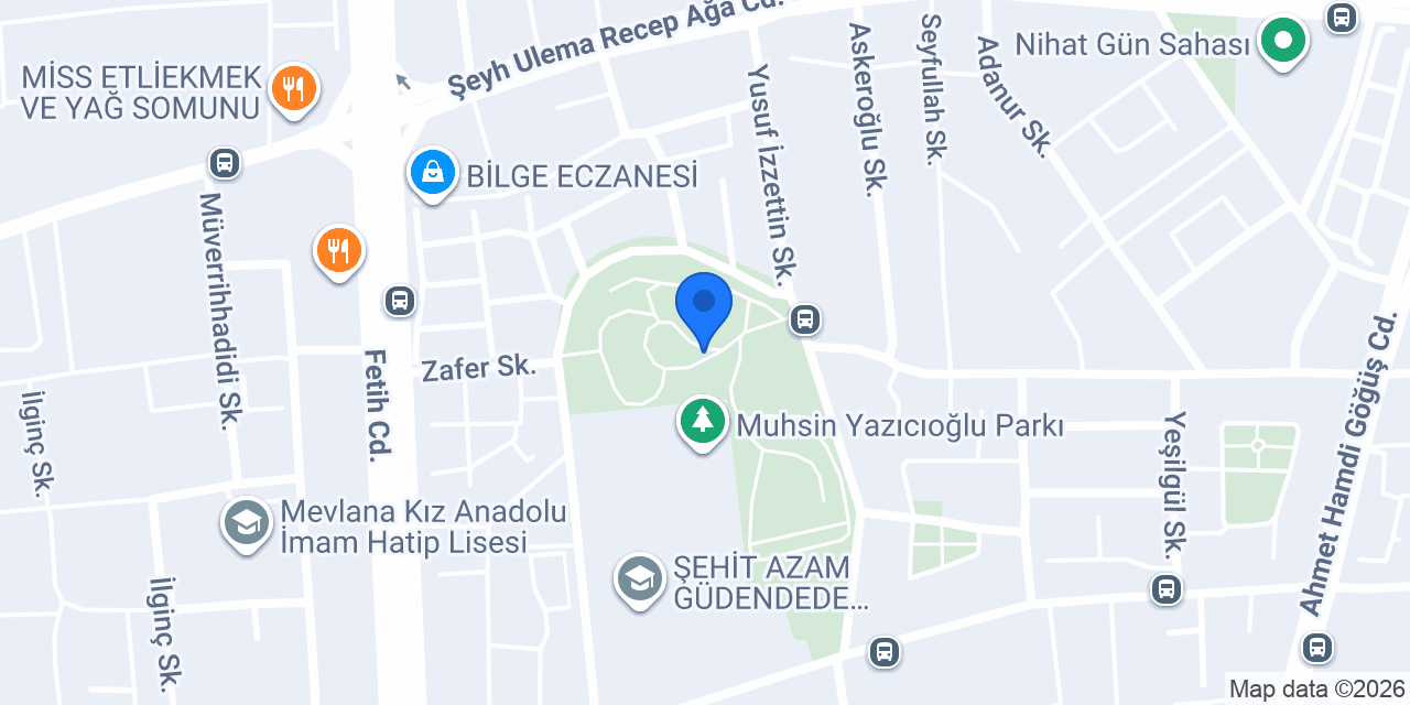 Konya Disleksi uzman öğretmen Esra Bekdik konumu