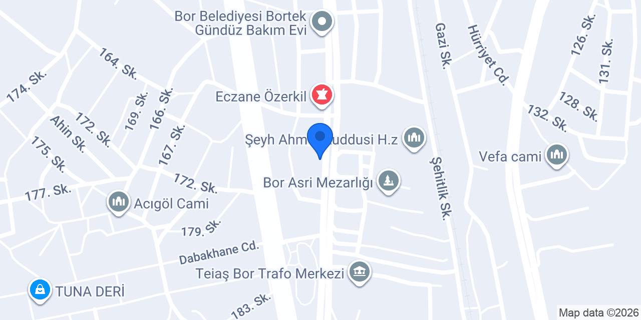 Duman Auto Bor konumu