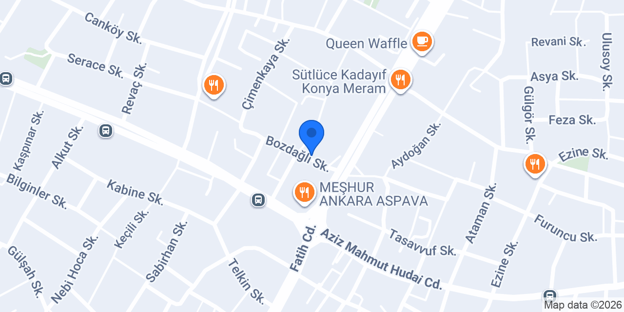 25 Nolu Merkez Şükriye Sert So konumu