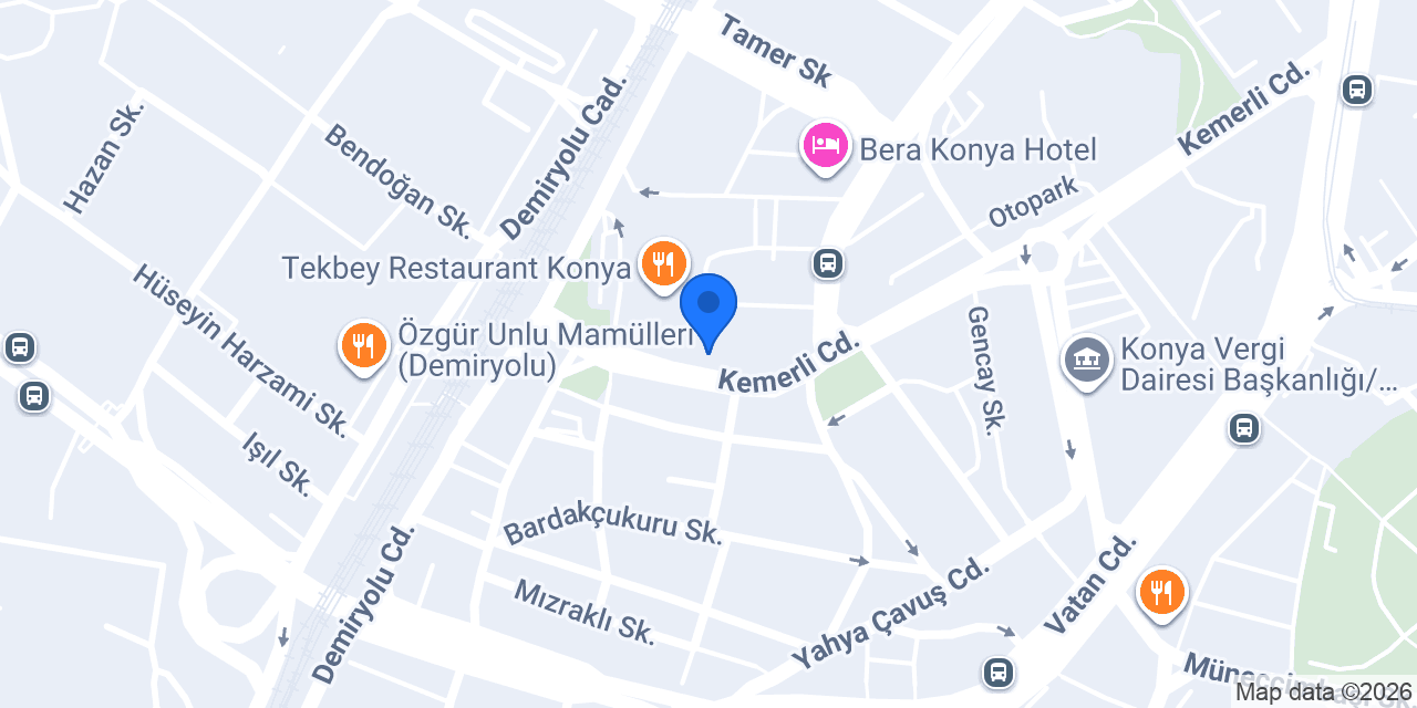 ÖZSERNEO SİGORTA AKTÜERYA KONYA ŞUBE konumu