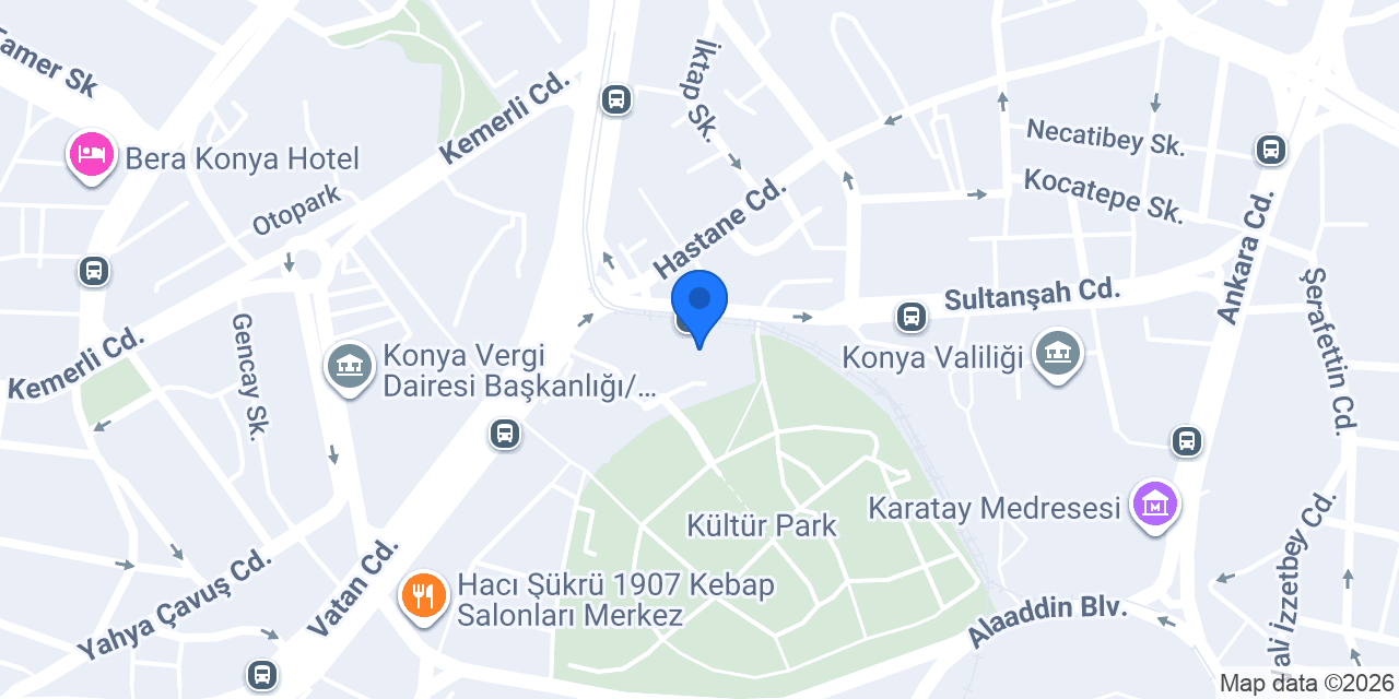 TDV Konya (Hacıveyiszade) Kitap Kahve konumu