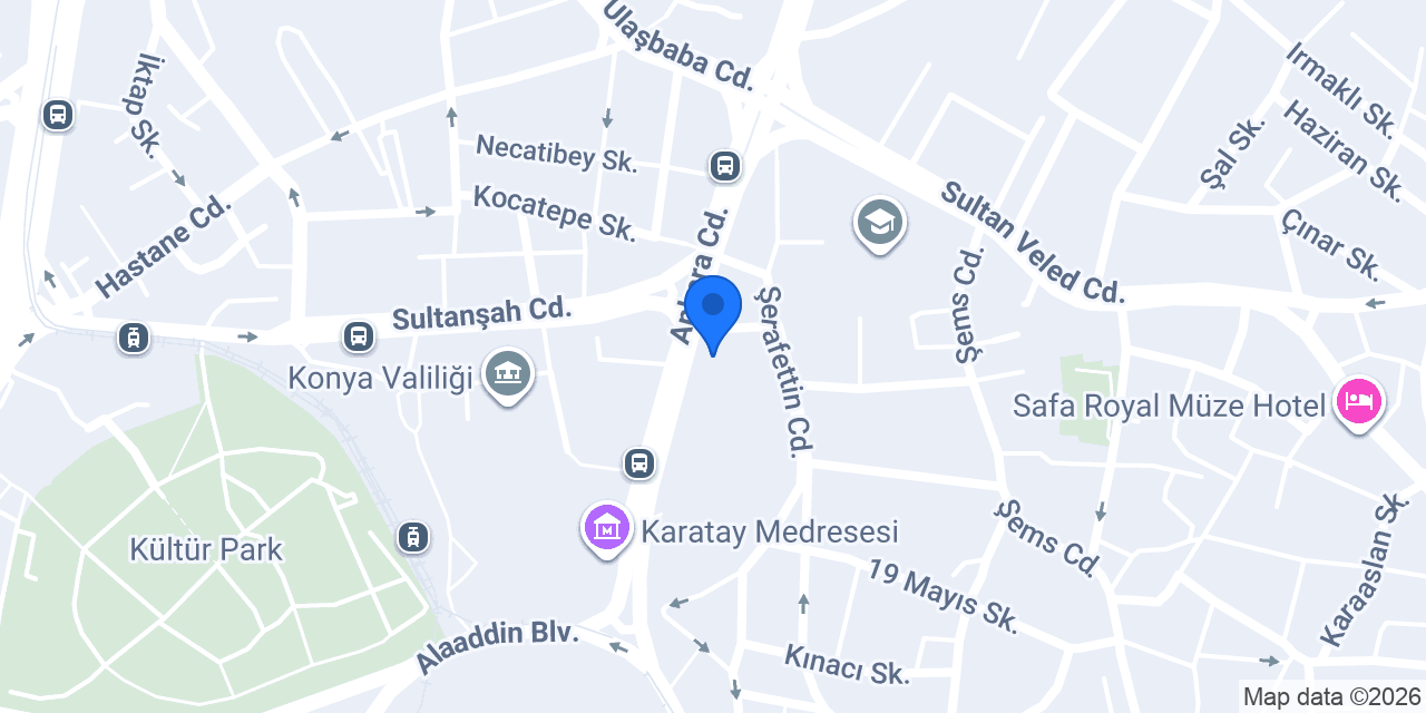 Burda Mobilya konumu