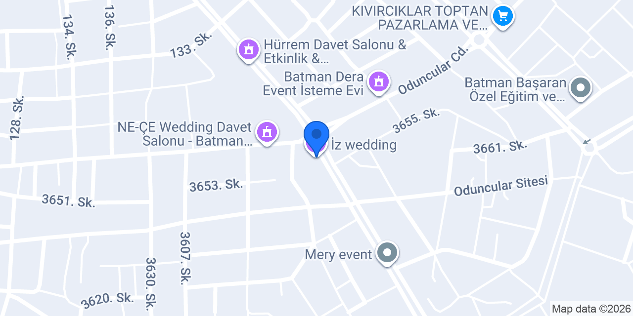İz wedding konumu