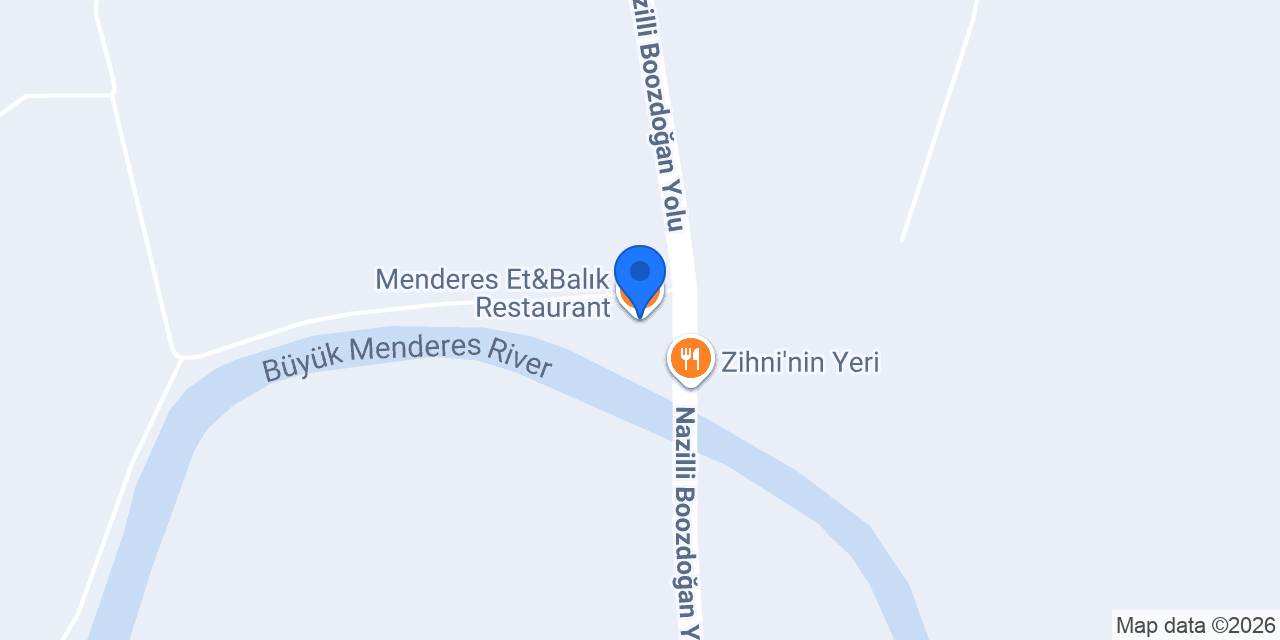 Menderes Et&Balık Restaurant konumu
