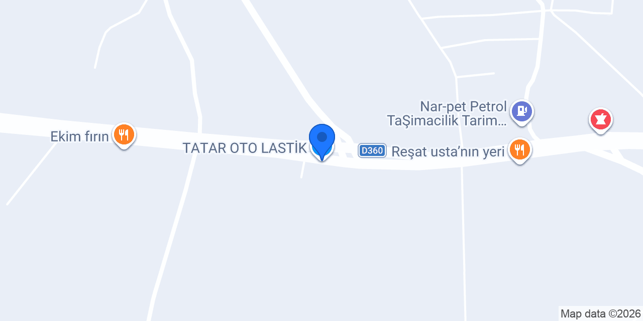 TATAR OTO LASTİK konumu
