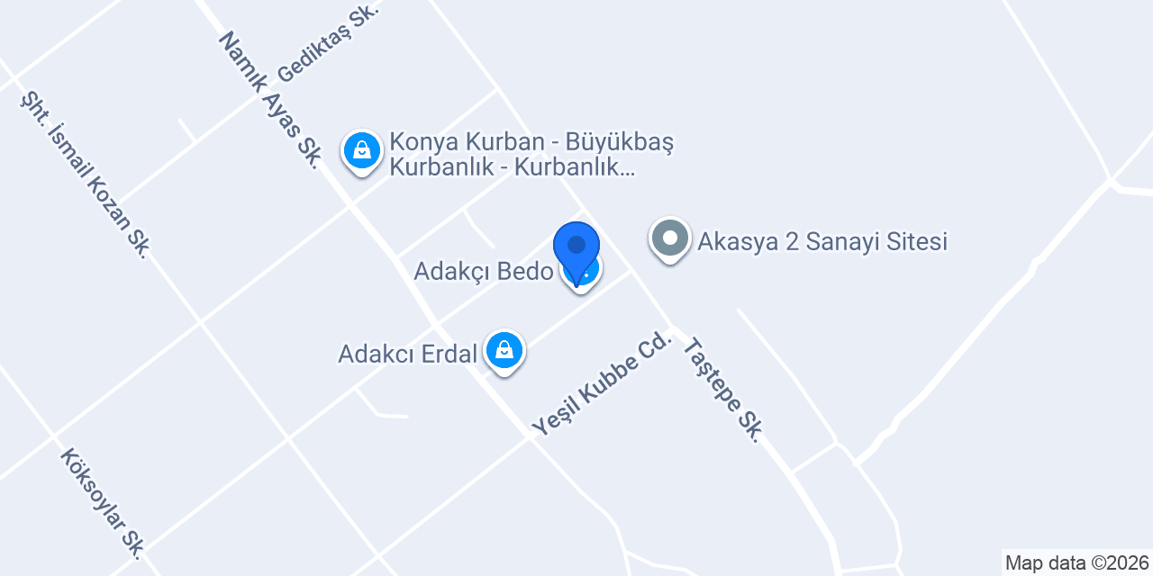 Adakçı Bedo konumu