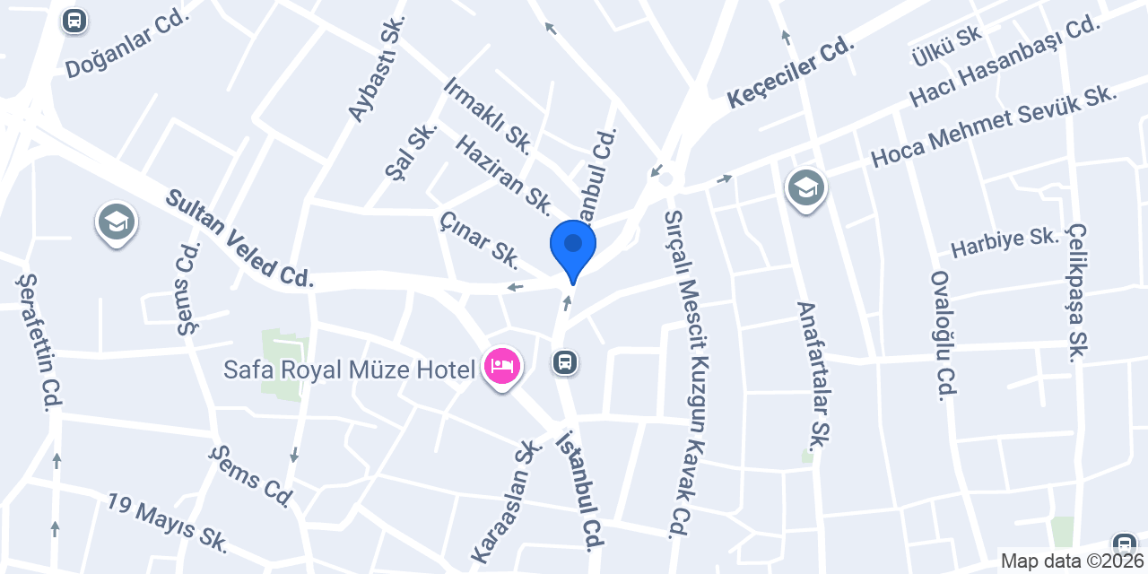 Nun Otel konumu