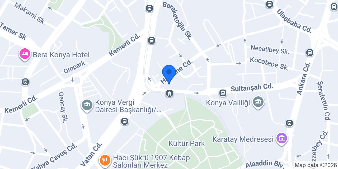 Konya İletişim konumu