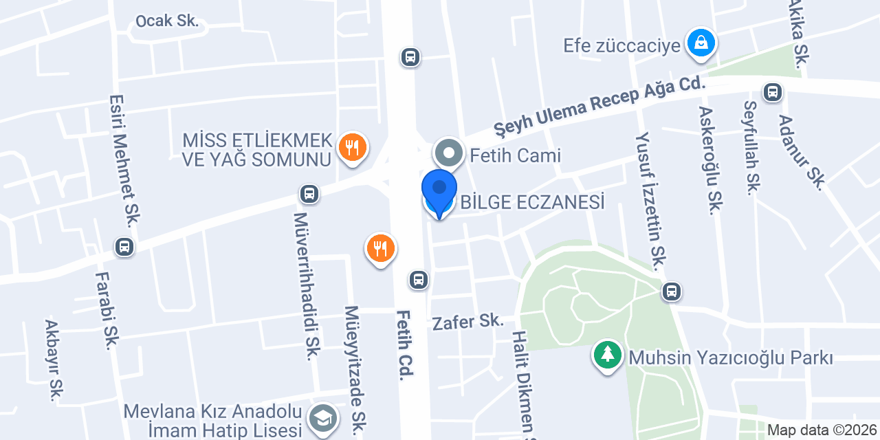 BİLGE ECZANESİ konumu