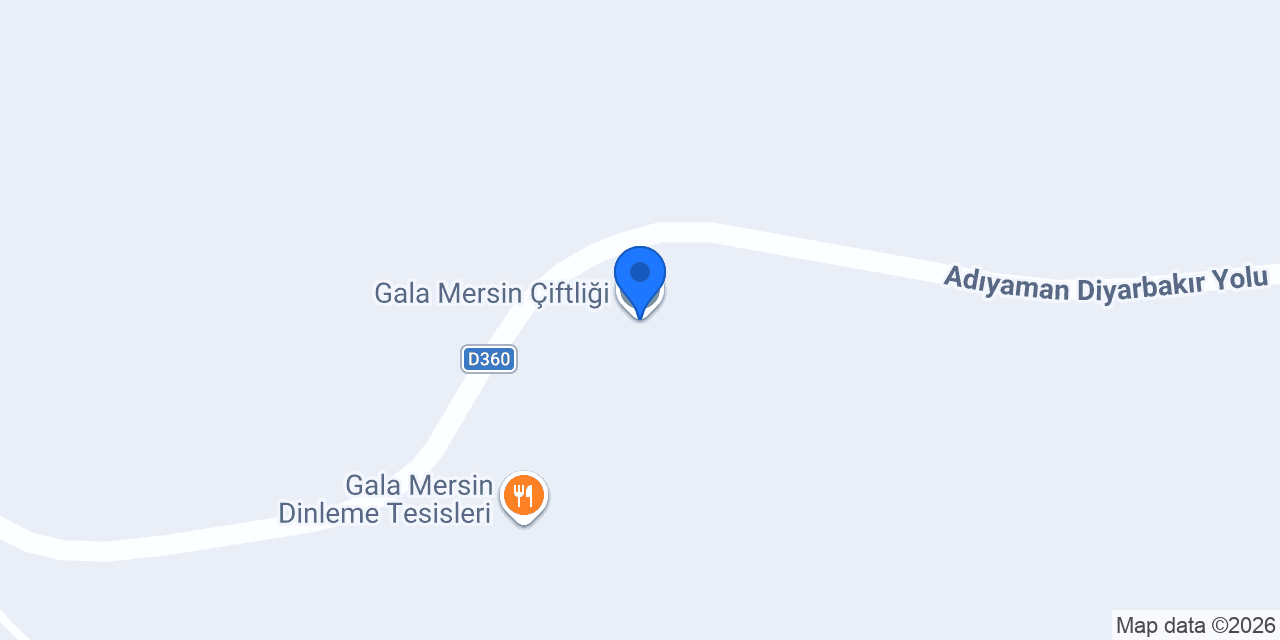 Gala Mersin Çiftliği konumu