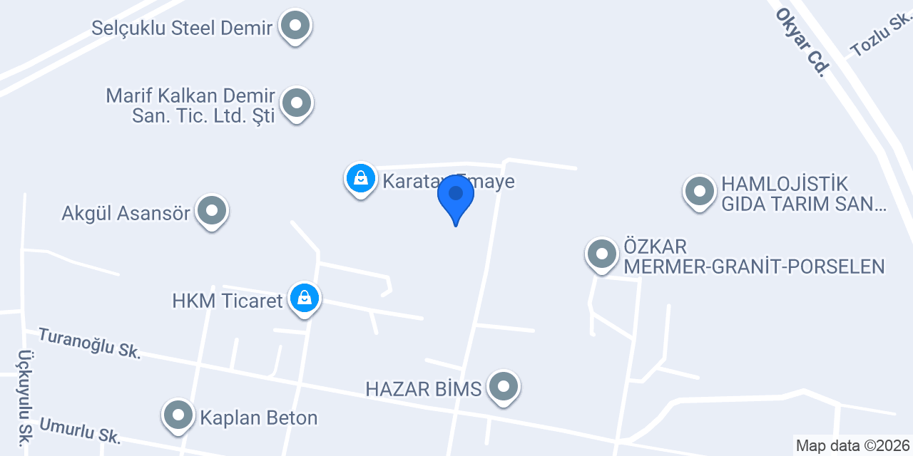 Emin Kauçuk Conta konumu