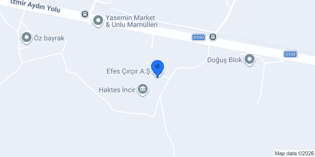 Efes Çırçır.A.Ş. konumu